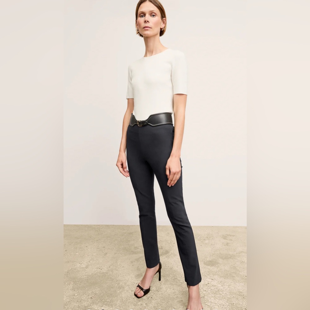 MM.La Fleur Black Work Trousers